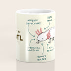 Anatomy of an Axolotl Coffee Mug Gallery Image 4