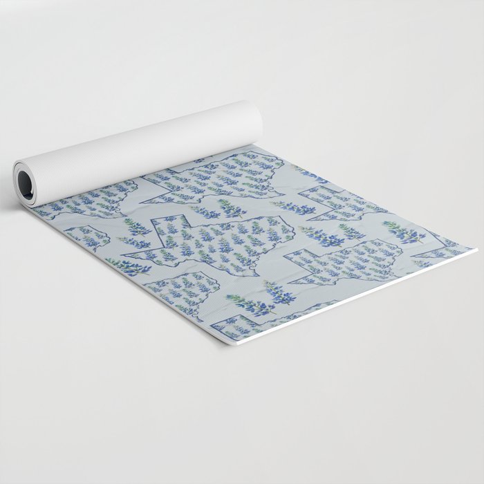 Texas Blue Bonnets Yoga Mat Gallery Image 2
