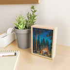 campfire gathering Mini Art Print Gallery Image 2