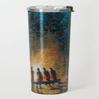 campfire gathering Travel Mug Gallery Image 2