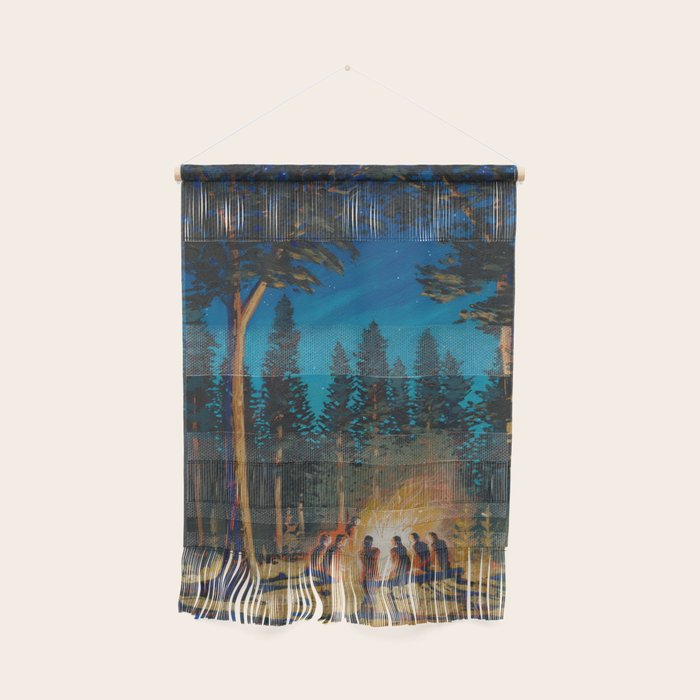 campfire gathering Wall Hanging Gallery Image 1