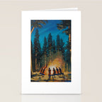 campfire gathering Stationery Card Gallery Image 2