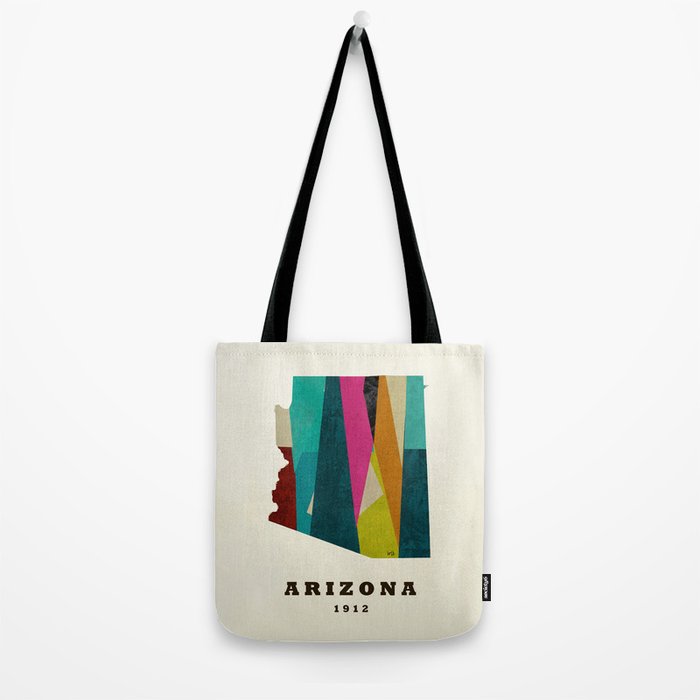 arizona state map modern Tote Bag Gallery Image 2