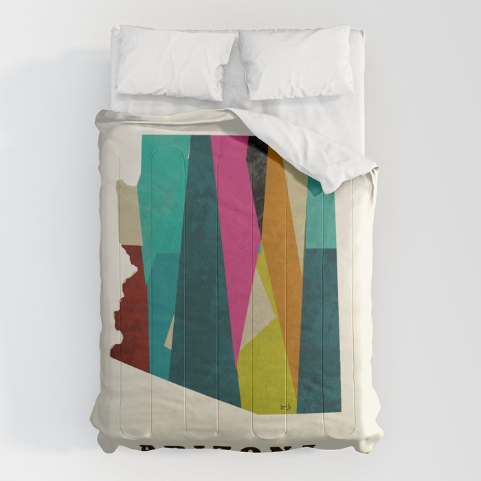 arizona state map modern Comforter Gallery Image 6