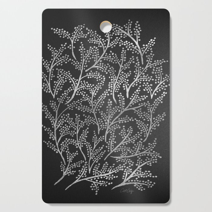 Silver Branches Cutting Board Gallery Image 1