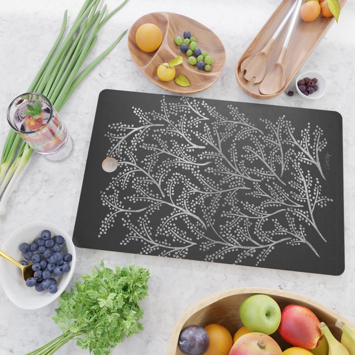 Silver Branches Cutting Board Gallery Image 2