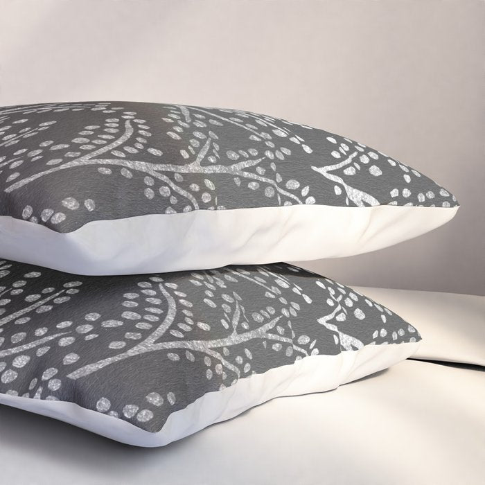 Silver Branches Pillow Sham Gallery Image 3