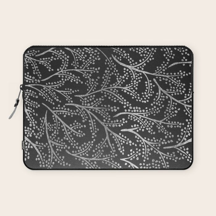 Silver Branches Laptop Sleeve Gallery Image 1