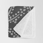 Silver Branches Throw Blanket Gallery Image 3