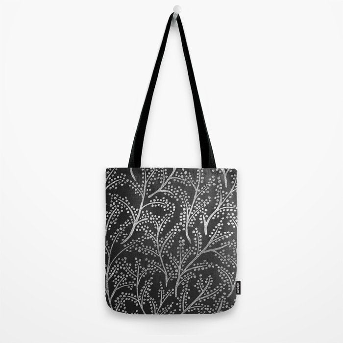 Silver Branches Tote Bag Gallery Image 2