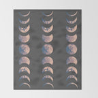 Moon Phases Throw Blanket Gallery Image 2