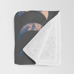 Moon Phases Throw Blanket Gallery Image 3