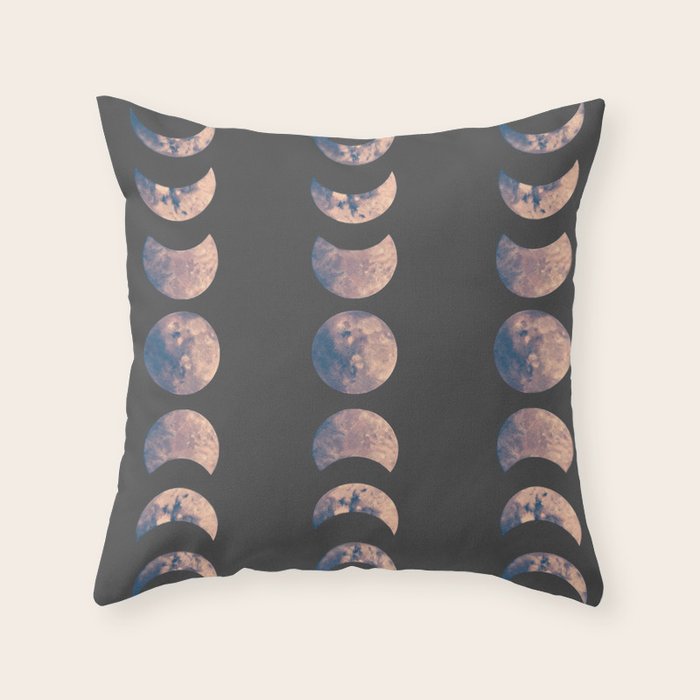 Moon Phases Throw Pillow Gallery Image 6