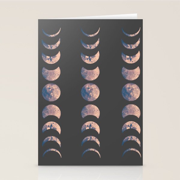 Moon Phases Stationery Card Gallery Image 1