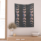 Moon Phases Wall Tapestry Gallery Image 2