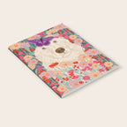 Butterfly Blossoms and a Furry Friend Notebook Gallery Image 2