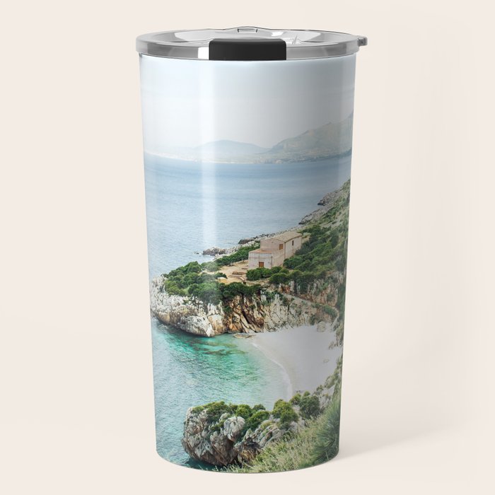 Beach - Landscape and Nature Photography Travel Mug Gallery Image 1
