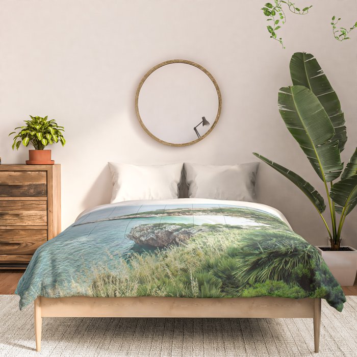 Beach - Landscape and Nature Photography Comforter Gallery Image 3