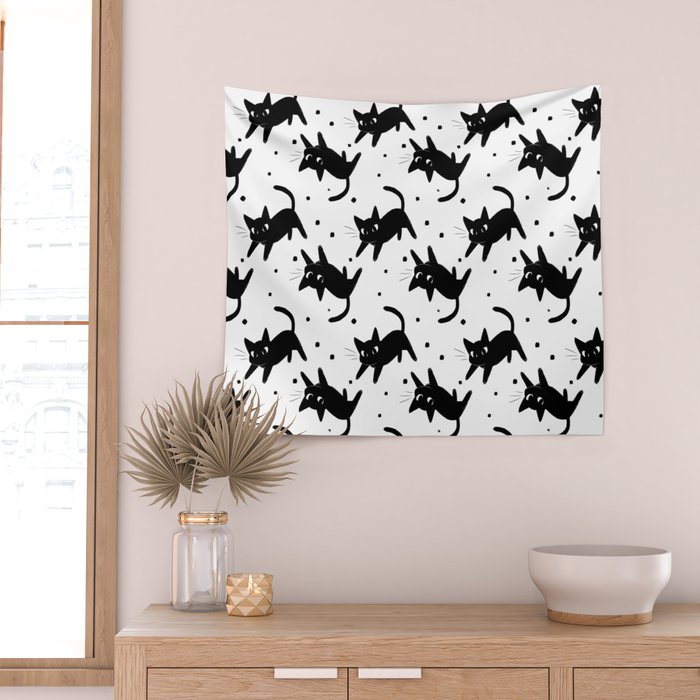 Kitty Kitty Wall Tapestry Gallery Image 2