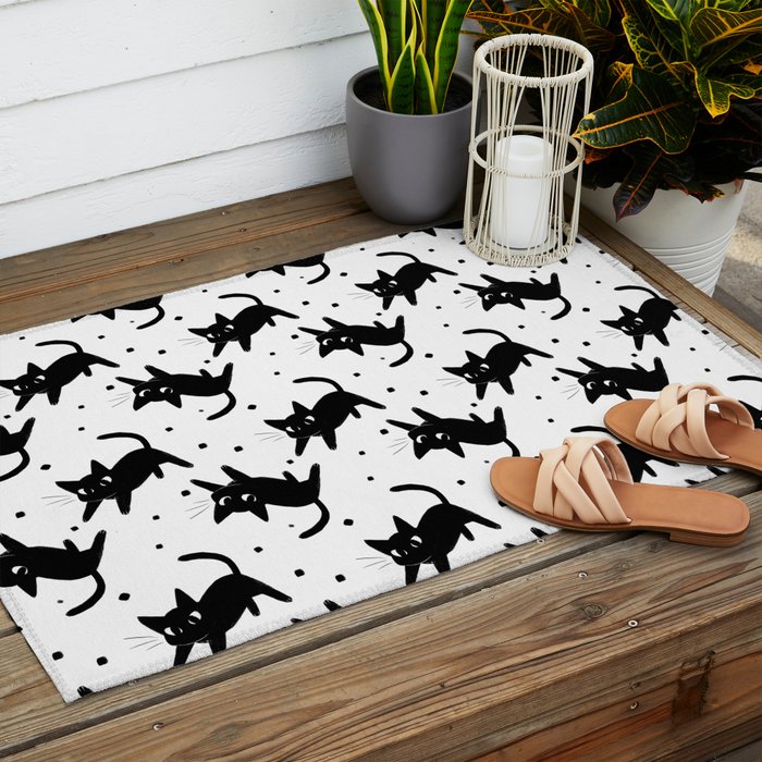 Kitty Kitty Outdoor Rug Gallery Image 2