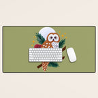 Owl - Crepuscular Critters Desk Mat Gallery Image 1