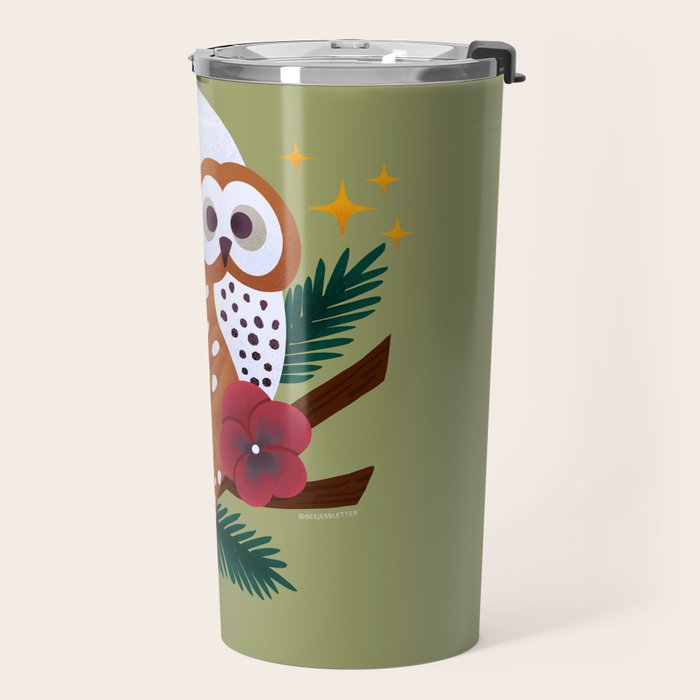 Owl - Crepuscular Critters Travel Mug Gallery Image 2