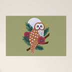 Owl - Crepuscular Critters Welcome Mat Gallery Image 1