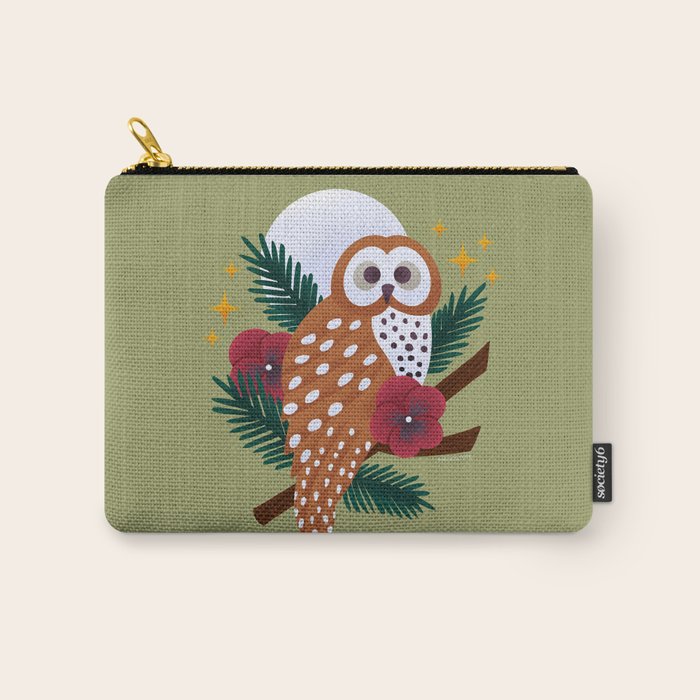 Owl - Crepuscular Critters Carry All Pouch Gallery Image 1