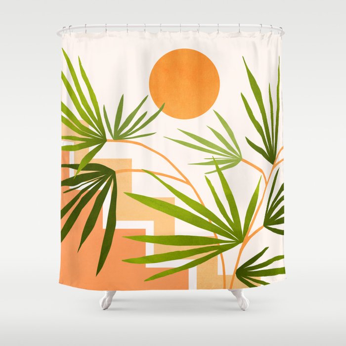 Santa Fe Summer Landscape Shower Curtain Gallery Image 1