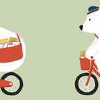 Polar bear postal express Coffee Mug Gallery Image 2
