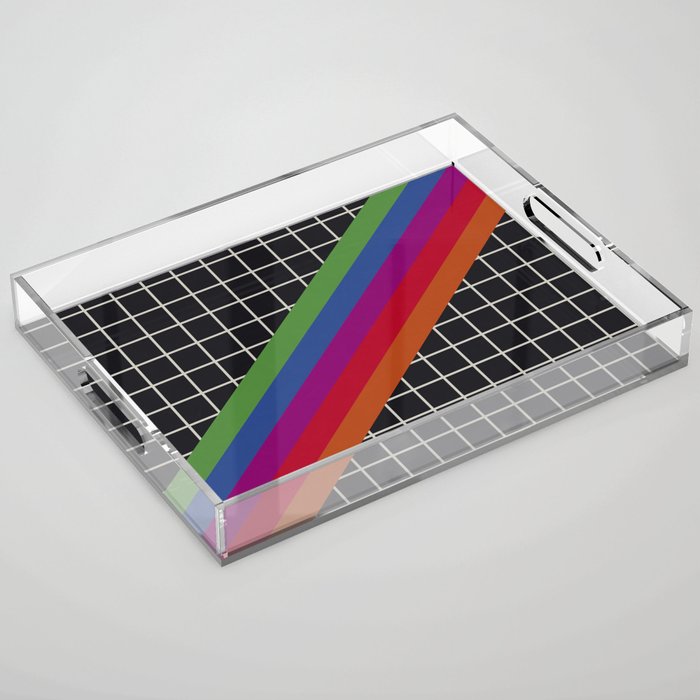Old Video Cassette Palette II Acrylic Tray Gallery Image 1