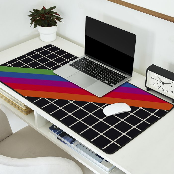 Old Video Cassette Palette II Desk Mat Gallery Image 2