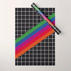 Old Video Cassette Palette II Wrapping Paper Gallery Image 1