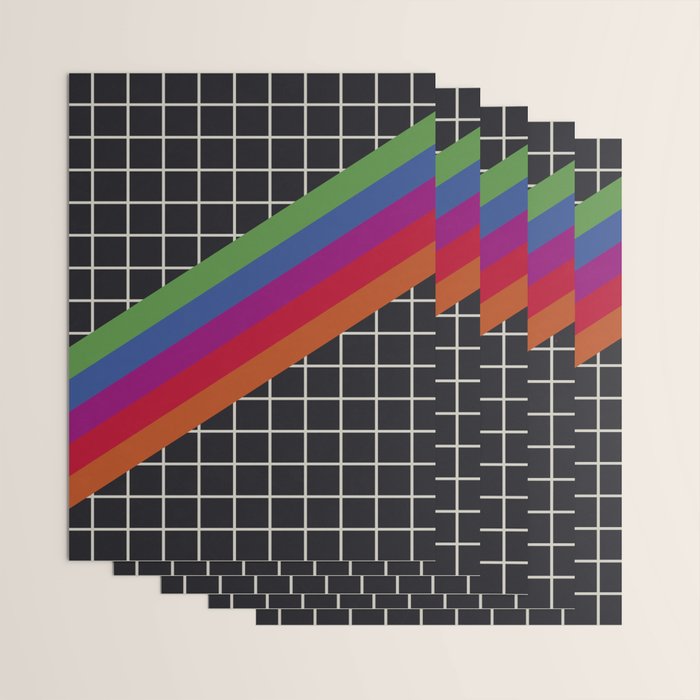 Old Video Cassette Palette II Wrapping Paper Gallery Image 3