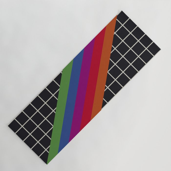 Old Video Cassette Palette II Yoga Mat Gallery Image 1