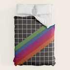 Old Video Cassette Palette II Comforter Gallery Image 6