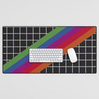 Old Video Cassette Palette II Desk Mat Gallery Image 1