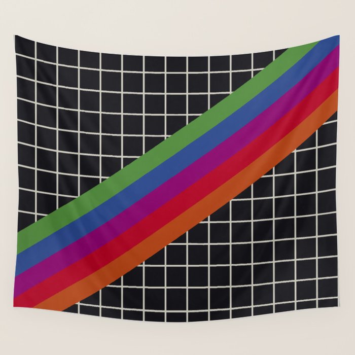 Old Video Cassette Palette II Wall Tapestry Gallery Image 4