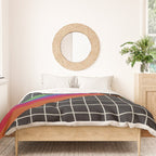 Old Video Cassette Palette II Duvet Cover Gallery Image 3