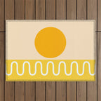 Abstract Landscape 22B Outdoor Rug Gallery Image 1