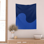 Wave Swirl Deep Sea Wall Tapestry Gallery Image 2