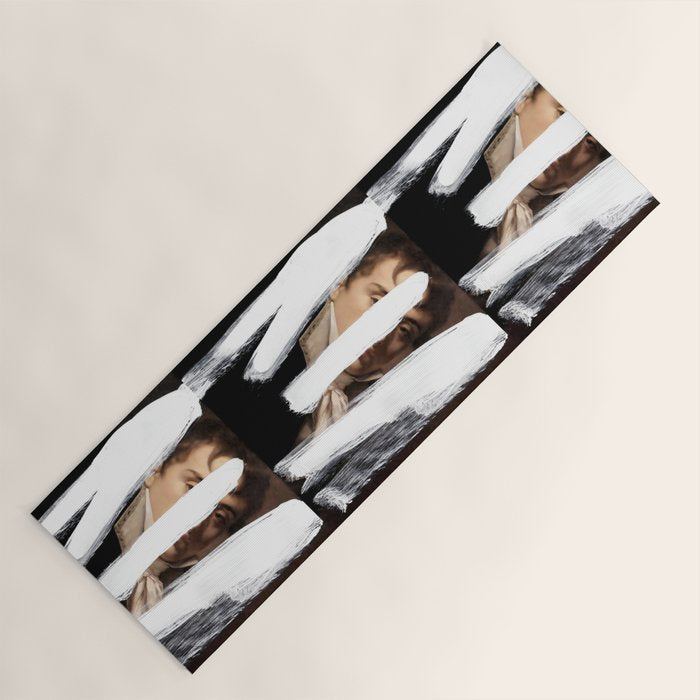 Brutalized Portrait of a Gentleman 2 Yoga Mat Gallery Image 1