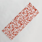 Wild flowering reddish meadow Yoga Mat Gallery Image 1
