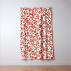 Wild flowering reddish meadow Window Curtain Gallery Image 3
