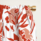 Wild flowering reddish meadow Window Curtain Gallery Image 2