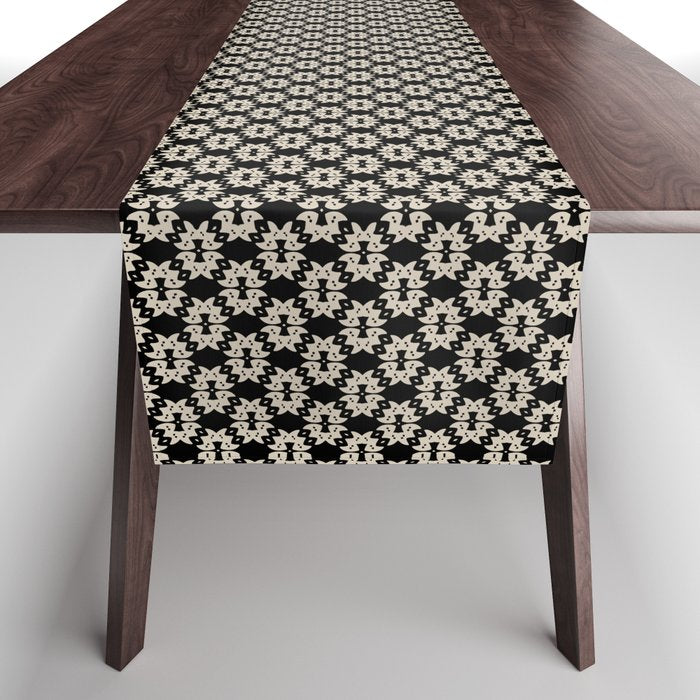 Tribal Geometric Pattern Table Runner Gallery Image 1