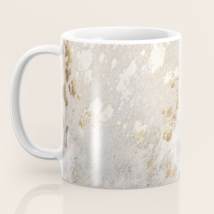 Gold cowhide Metallic Coffee Mug Gallery Image 3