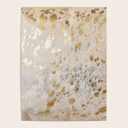 Gold cowhide Metallic Poster Gallery Image 4