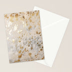 Gold cowhide Metallic Stationery Card Gallery Image 2