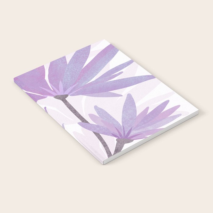 Lilac Blooms Floral Illustration Notebook Gallery Image 2